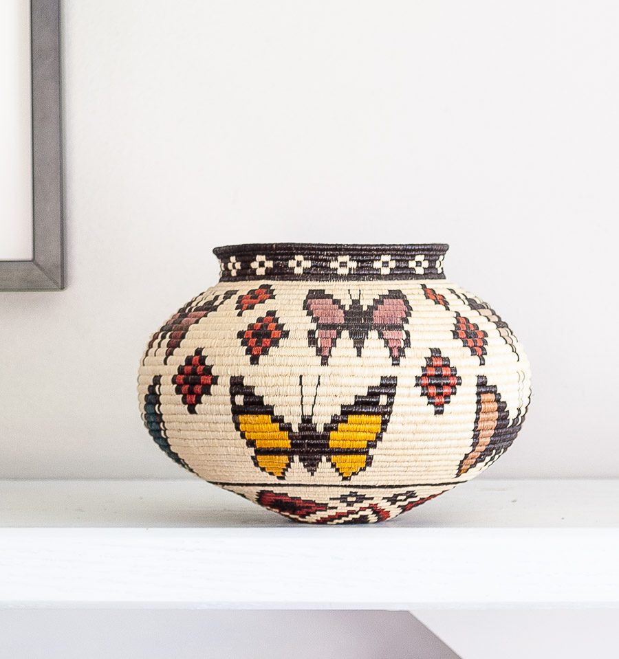 Ribbed Woven Basket