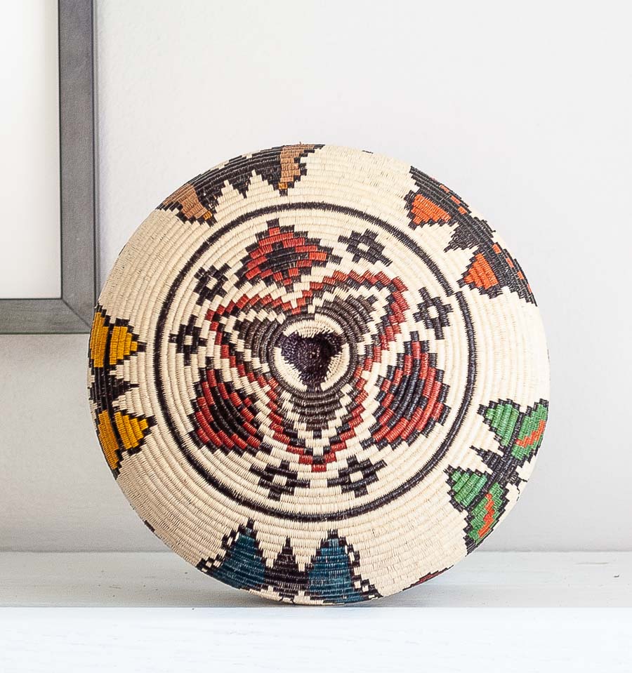 Ribbed Woven Basket