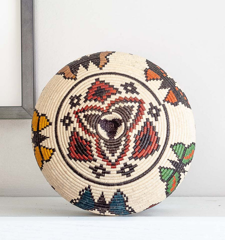 Ribbed Woven Basket