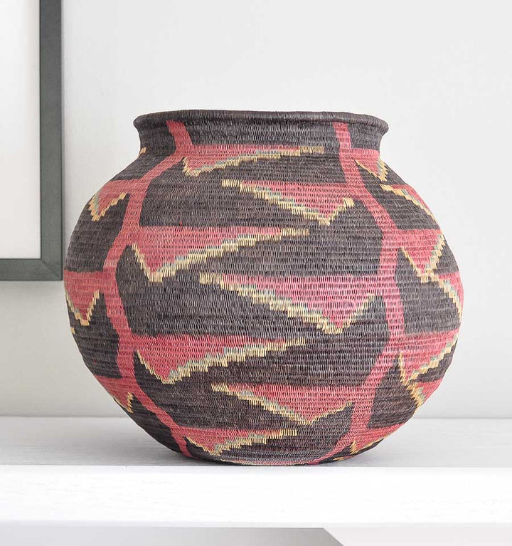 Heliconia Woven Basket