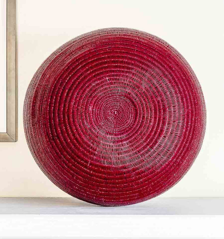 Topped Woven Basket