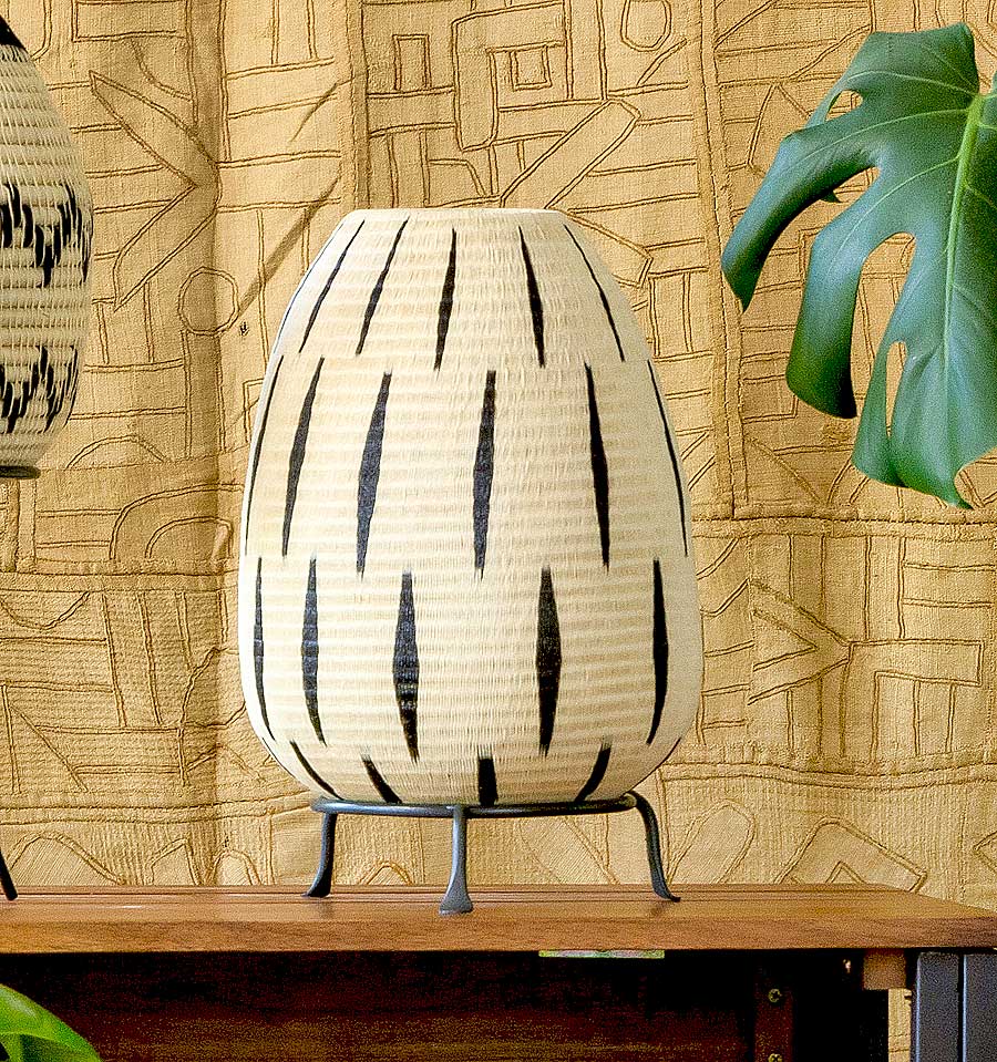 Scratched Woven Decorative Basket