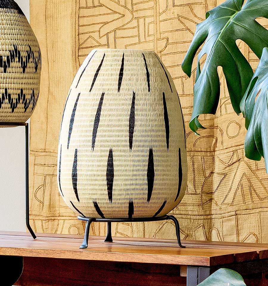 Scratched Woven Decorative Basket