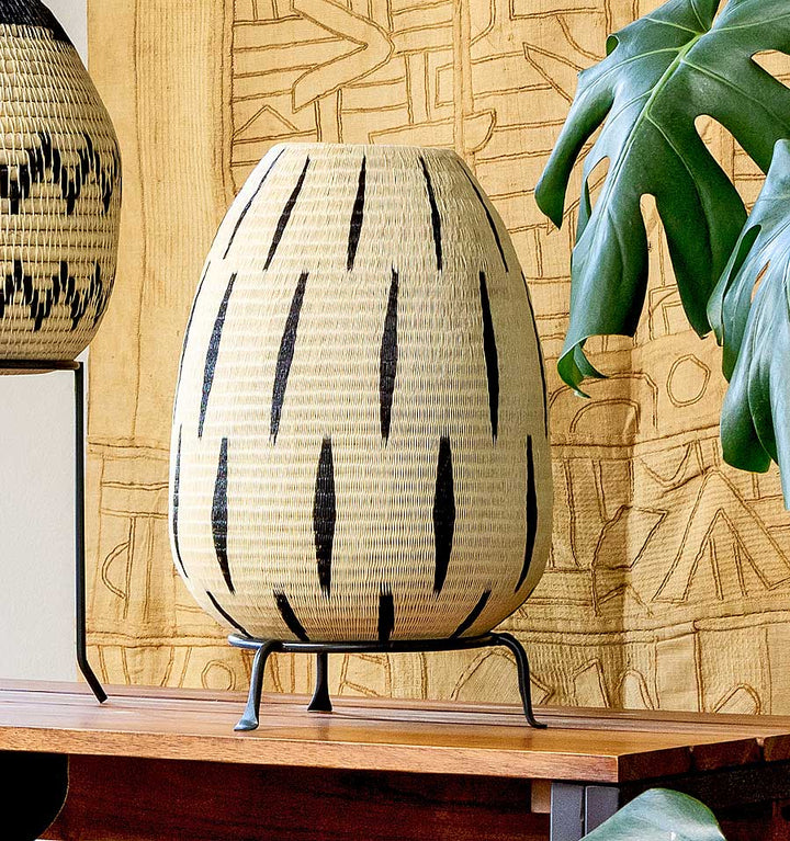 Scratched Woven Decorative Basket