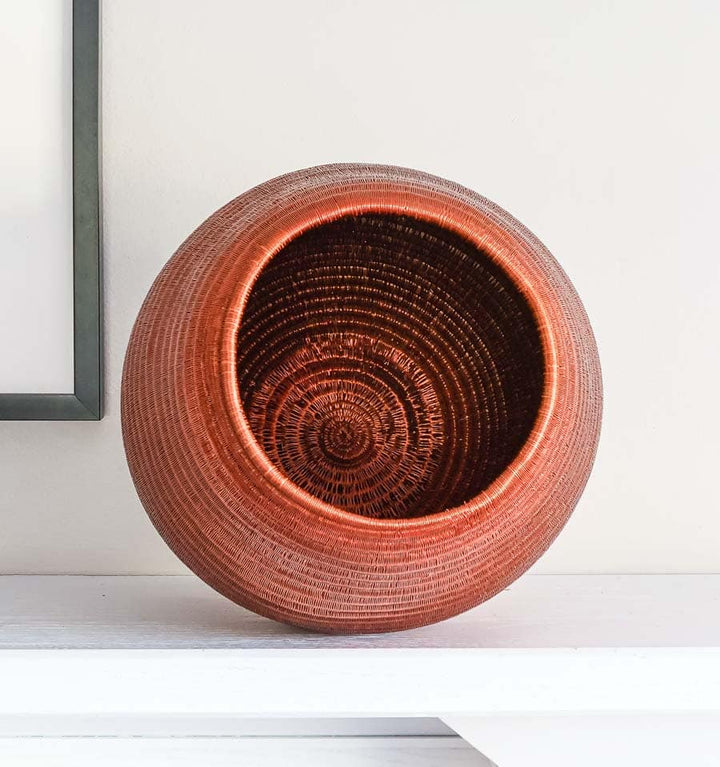 Tapered Woven Decorative Basket