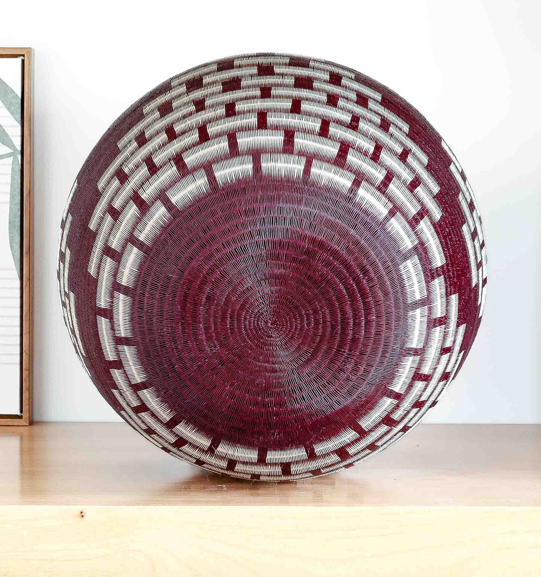 Copper Woven Decorative Basket