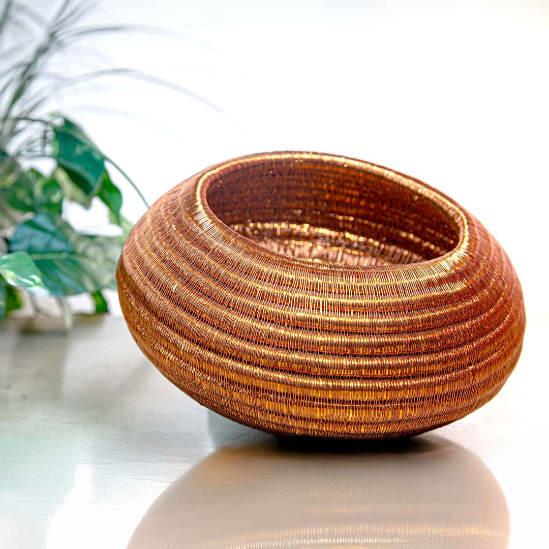 Cobre Woven Decorative Basket
