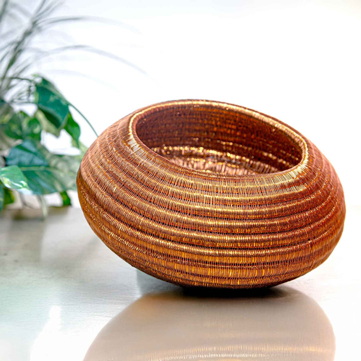 Cobre Woven Decorative Basket