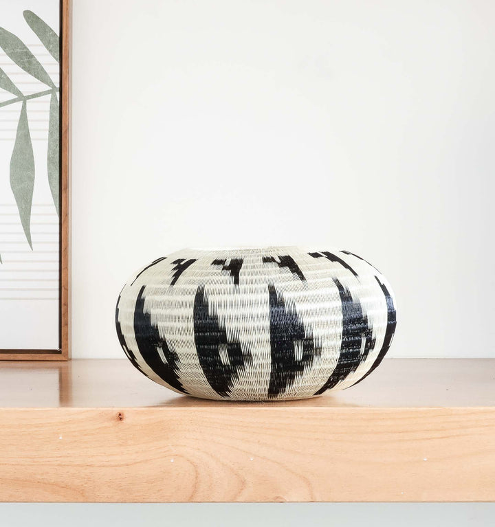 Darts Woven Decorative Basket