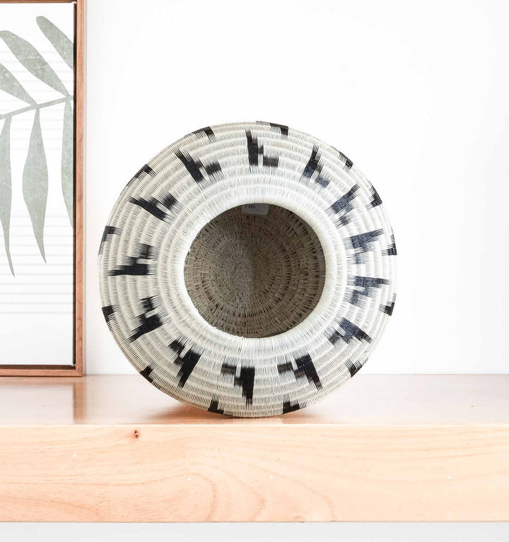 Darts Woven Decorative Basket