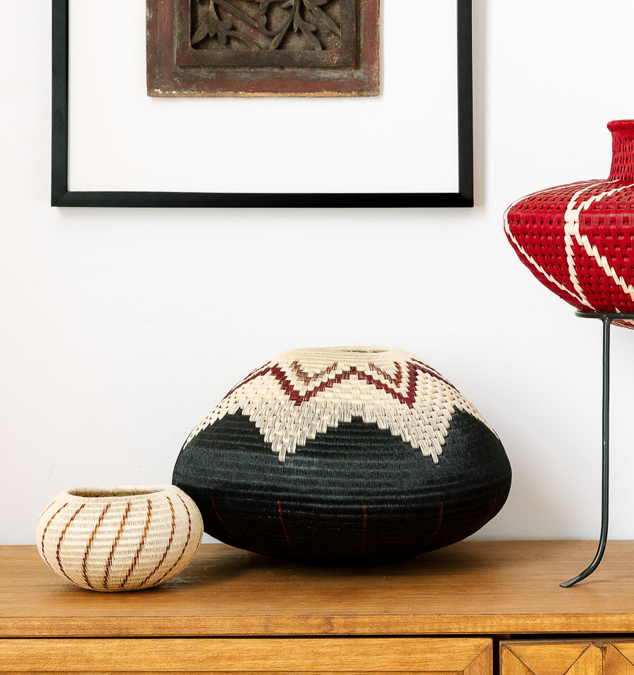 Caracol Woven Decorative Basket