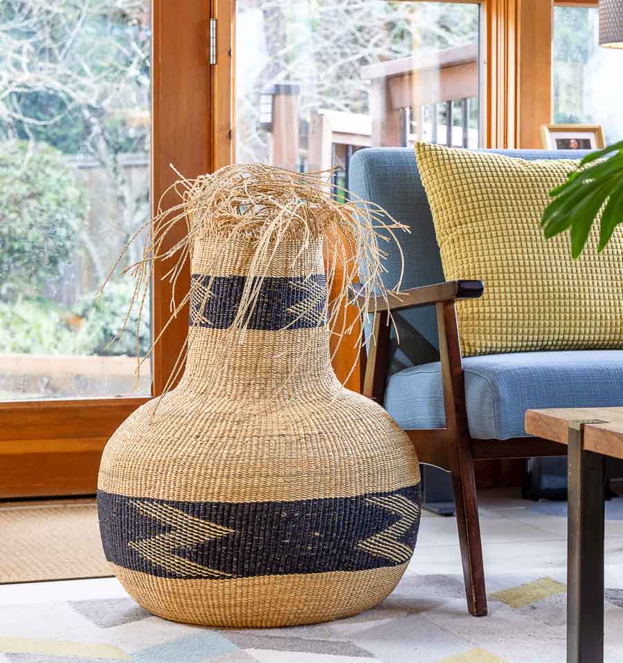 Lightening Woven Decorative Basket