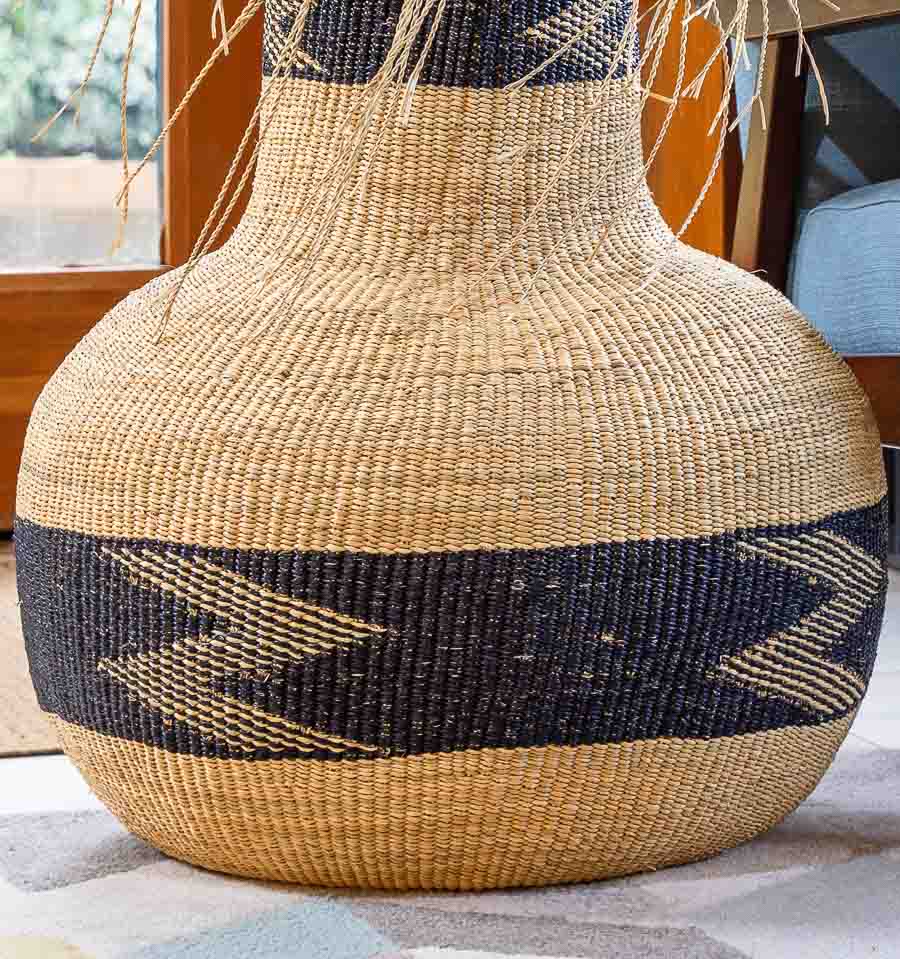 Lightening Woven Decorative Basket