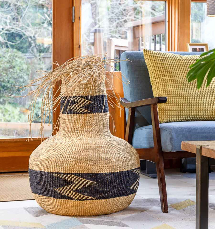 Lightening Woven Decorative Basket