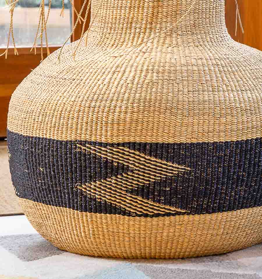 Lightening Woven Decorative Basket