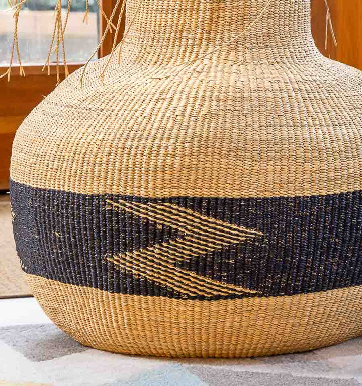 Lightening Woven Decorative Basket
