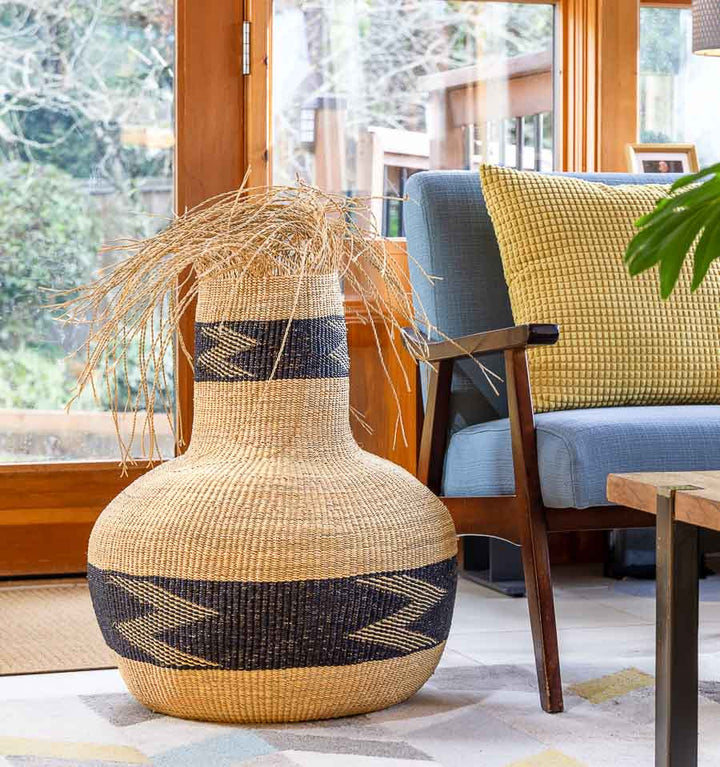 Lightening Woven Decorative Basket