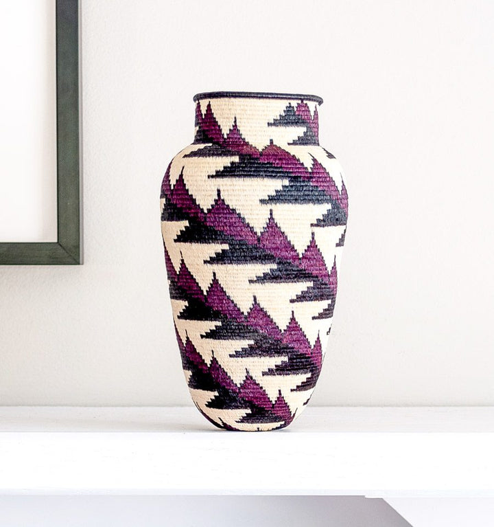 Feather Woven Basket