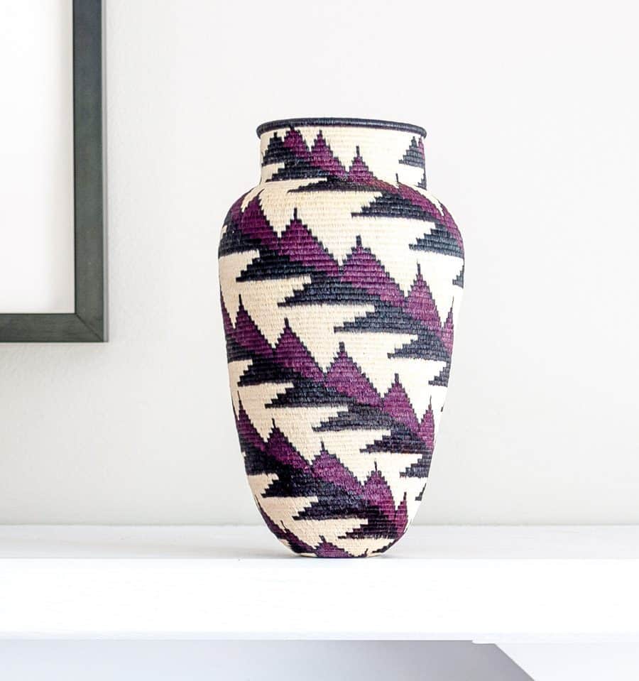Feather Woven Basket
