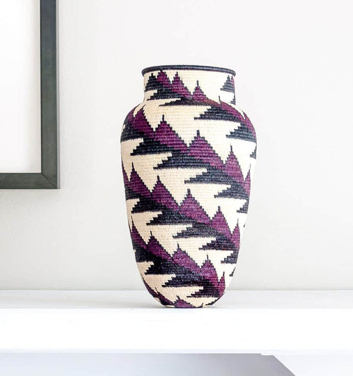 Feather Woven Basket