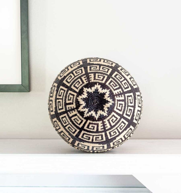 Modern Keys Woven Basket