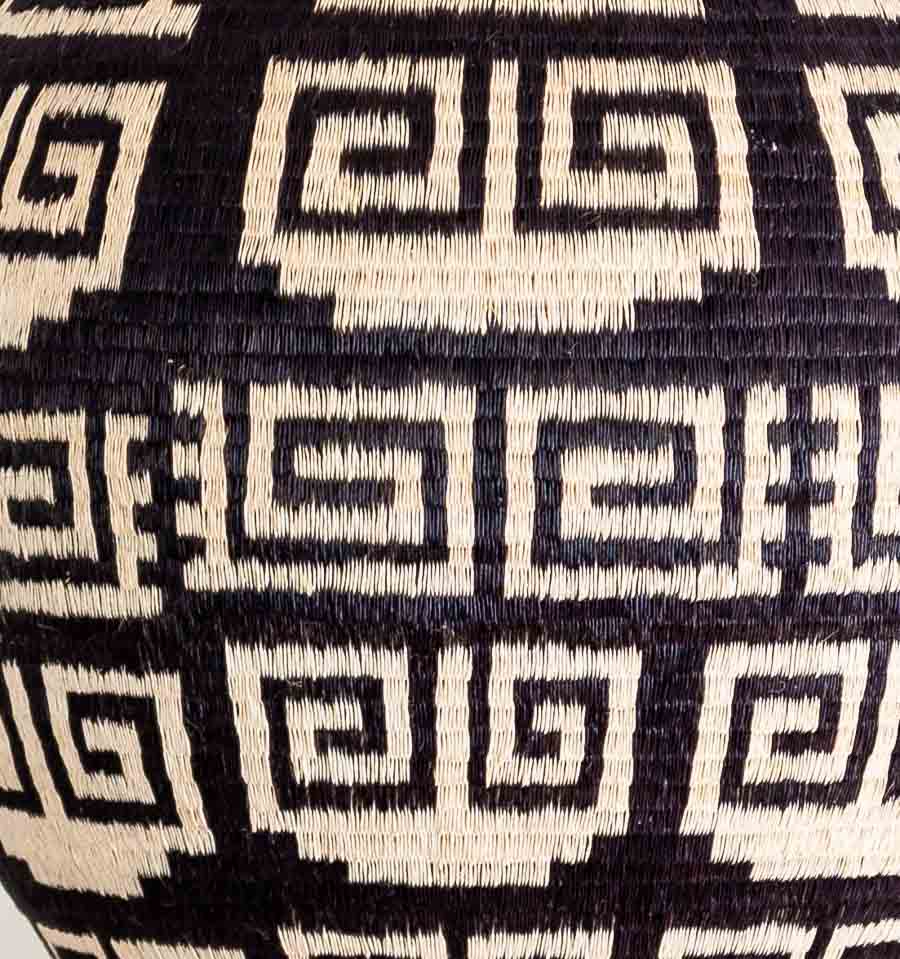 Modern Keys Woven Basket