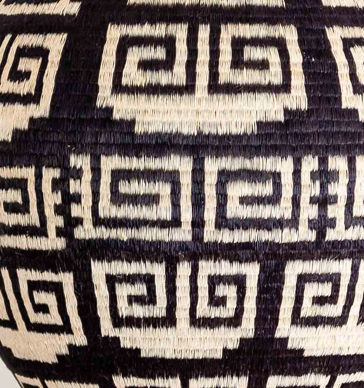 Modern Keys Woven Basket