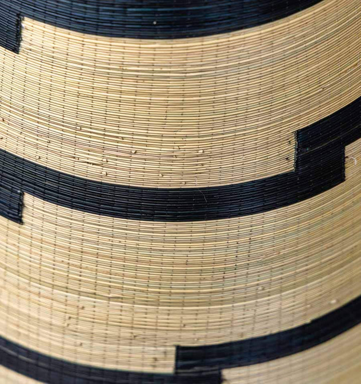 White Lightening Tall Woven basket