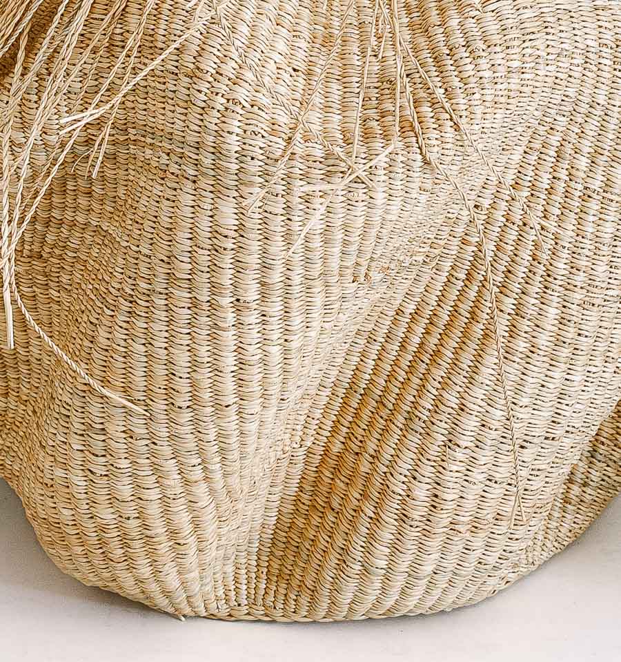 Natural Waves Statement Basket