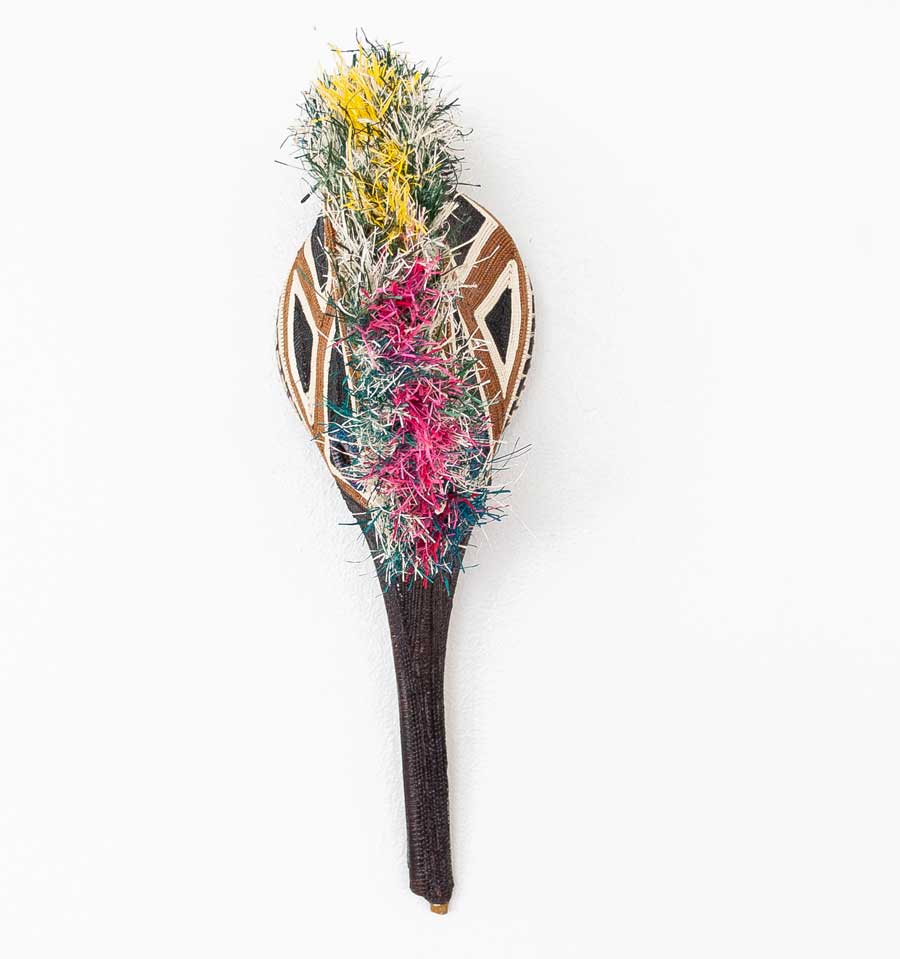 Messenger Hummingbird Woven Animal Mask
