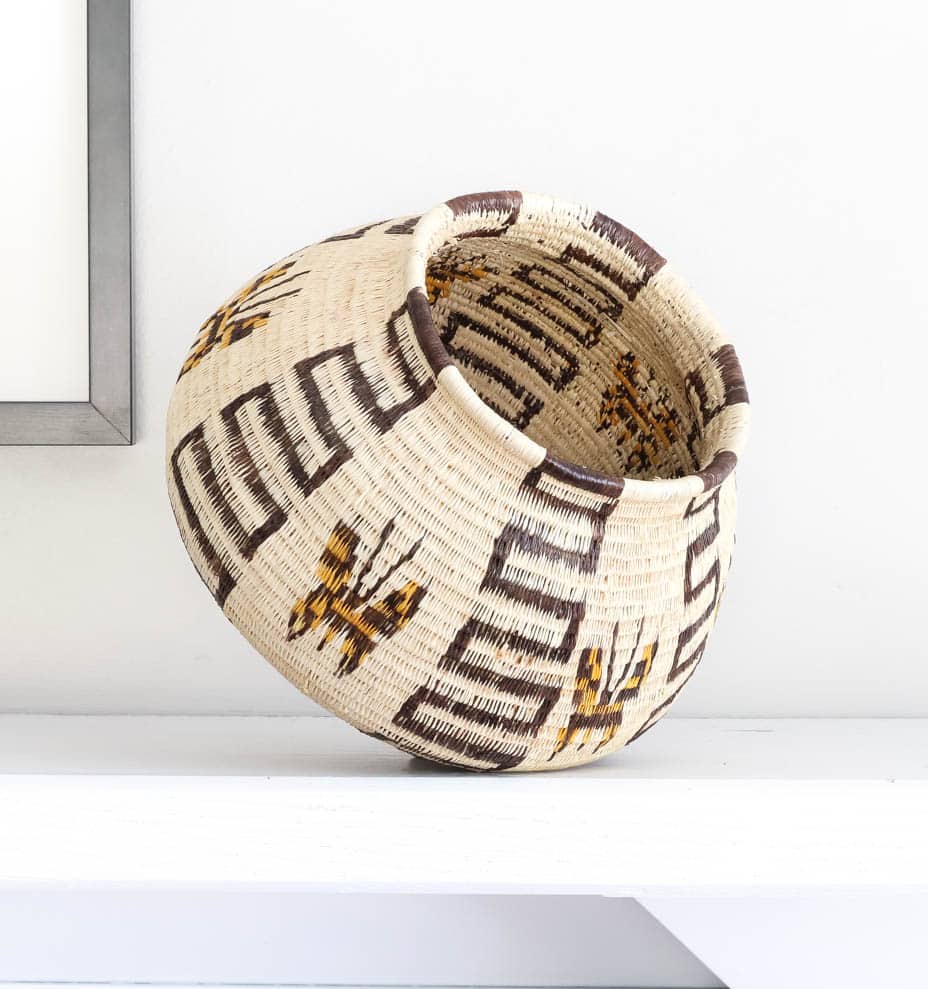 Vintage Chimán Woven Basket