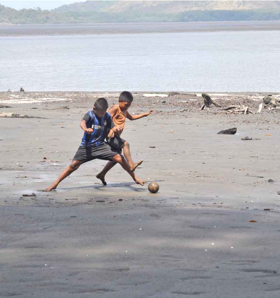 Coconut Soccer on the Beach