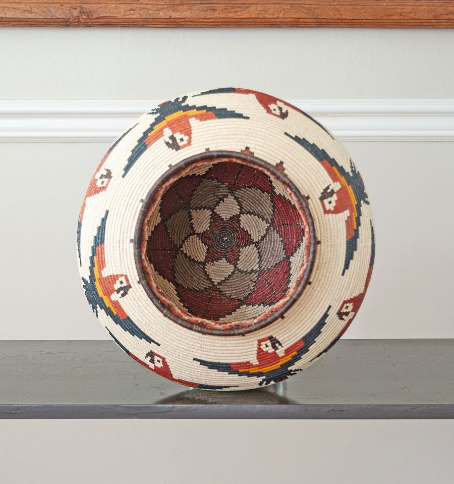 Macaws Woven Basket