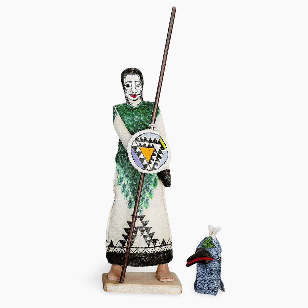 Hummingbird Sentinel Ticuna ceremonial doll