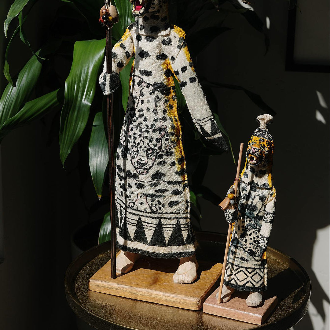 Spotted Jaguar Ticuna ceremonial doll