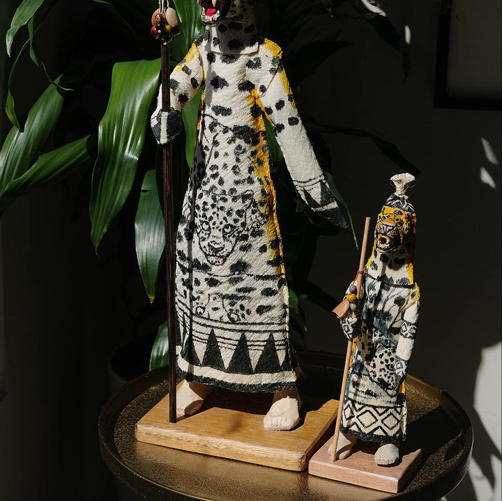 Spotted Jaguar Ticuna ceremonial doll