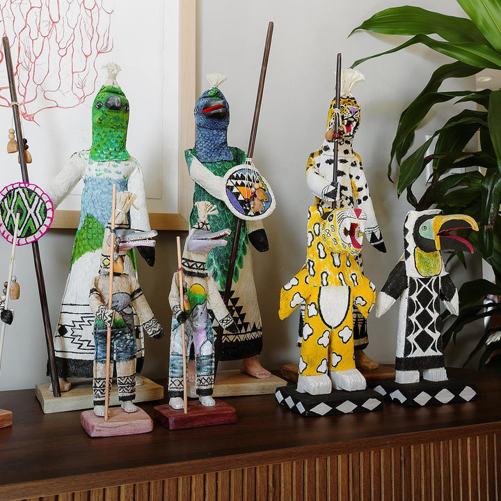 Roaring Jaguar Ticuna ceremonial doll