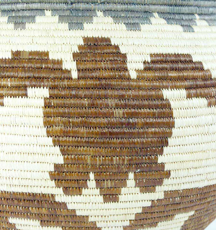 Ancestral Turtle Path Woven Basket