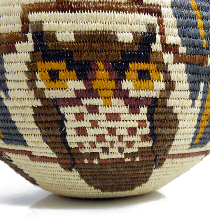 Owly Gray Birds Woven Basket
