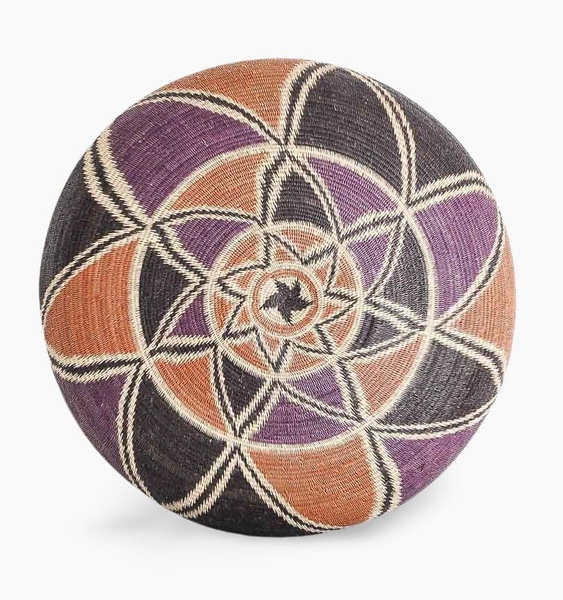 Geometric Eclipse Wounaan Basket