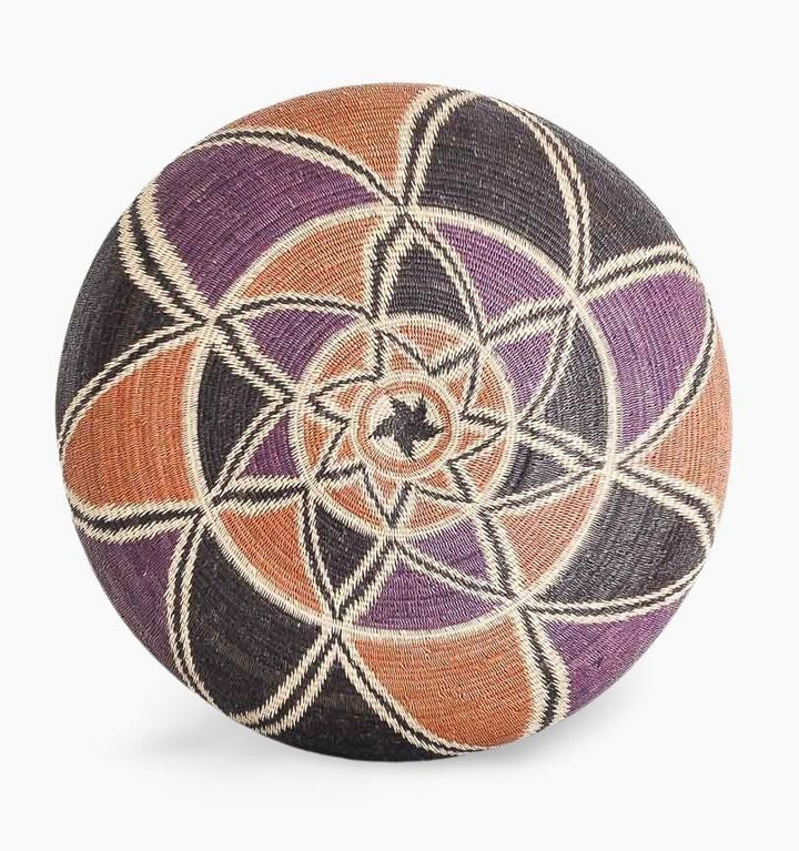 Geometric Eclipse Wounaan Basket