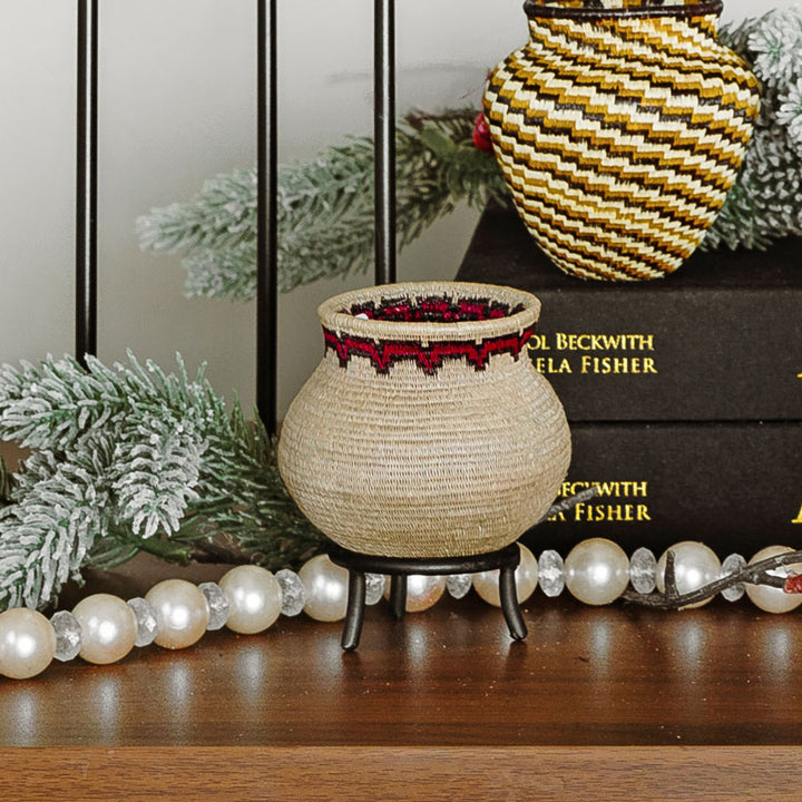 Blush Horizon Mini Basket