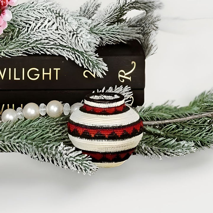 Crimson Crest Bands Mini Basket