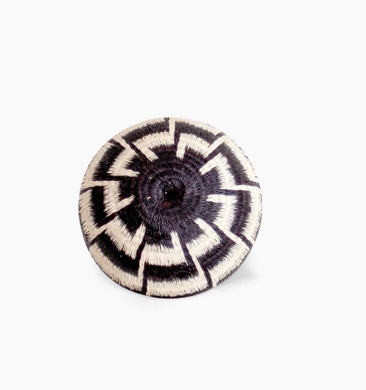 Black & Natural Mini Woven Art