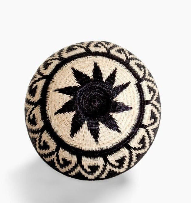 Midnight Geometry Wounaan Basket