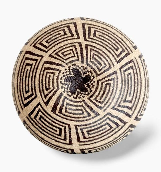 Geometric Crossroads Basket