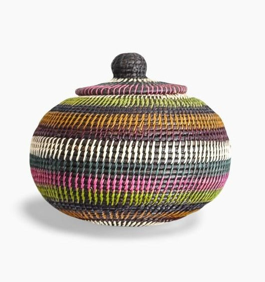 Colorway Spiral Lidded Basket