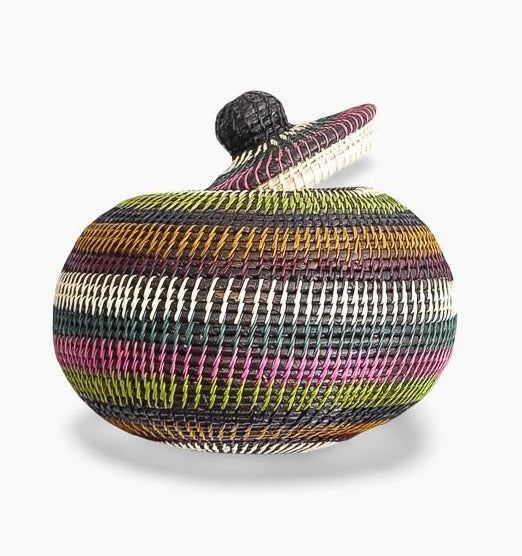 Colorway Spiral Lidded Basket
