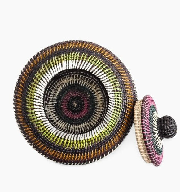 Colorway Spiral Lidded Basket