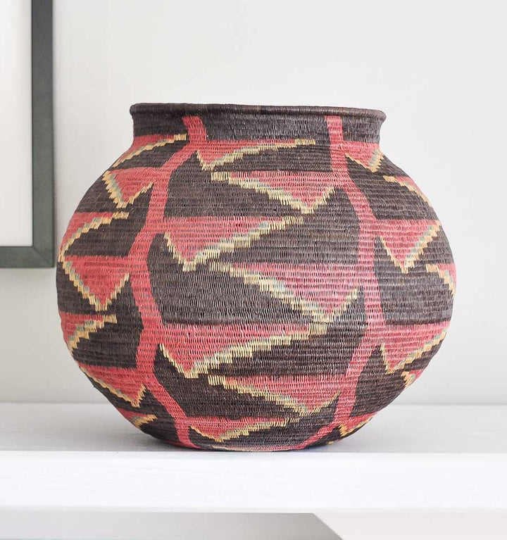 Heliconia Woven Basket